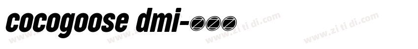 cocogoose dmi字体转换